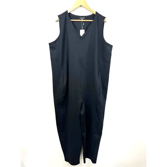 Eileen Fisher Cotton Ponte Lantern Jumpsuit Size 1X NWT